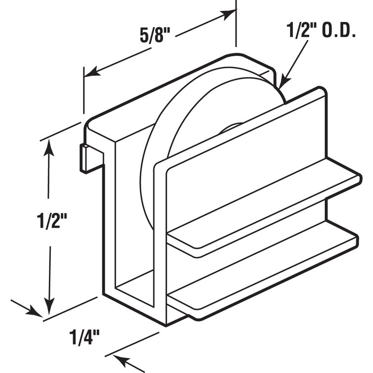 Prime Line Steel Wheel Sliding Window Roller Wayfair Canada